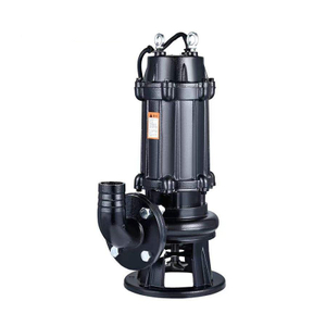 Submersible wastewater pump for non clog drainage and wastewater handling