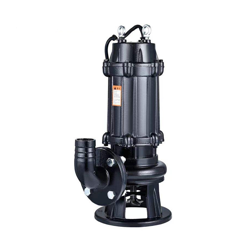 Submersible wastewater pump for non clog drainage and wastewater handling