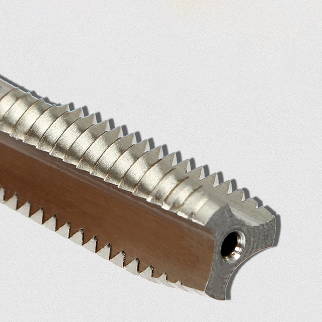 Full-grinding machine tap for stainless steel designed for high-hardness metal machining with durable cutting performance