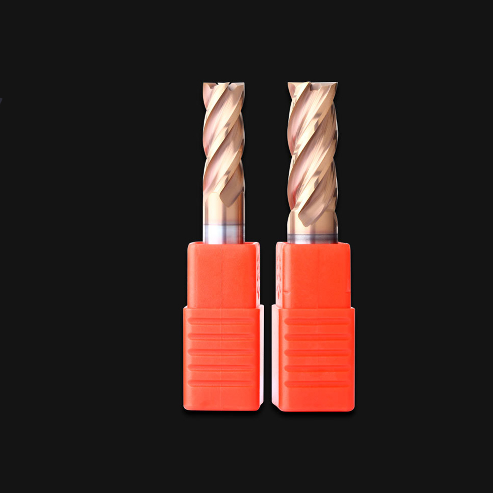 Customizable 55° Four-Flute Flat Milling Cutter