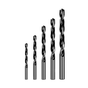 High Speed Steel Black Straight Shank Twist Drill Bit