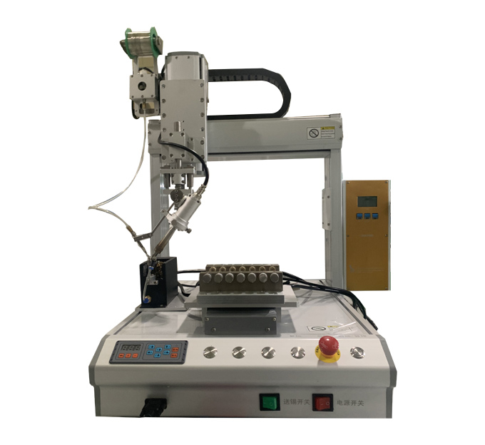 Three-axis soldering machine