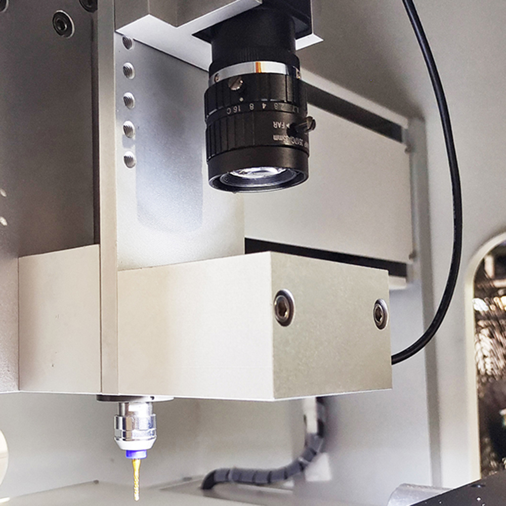 High-precision desktop milling cutter PCB separator with visual programming and servo motion control