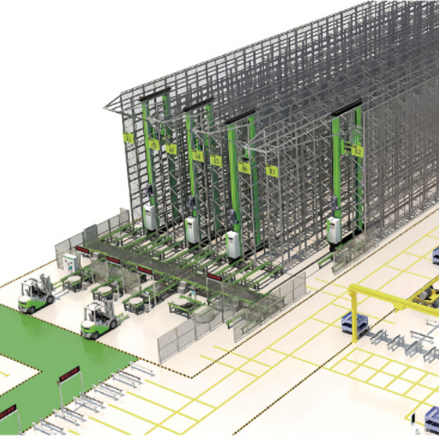 XBY-C-01 Beam Type Automated Three-Dimensional Warehouse Shelves