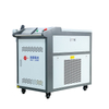 handheld fiber laser cleaning machine with water chiller for stainless steel and aluminum rust removal