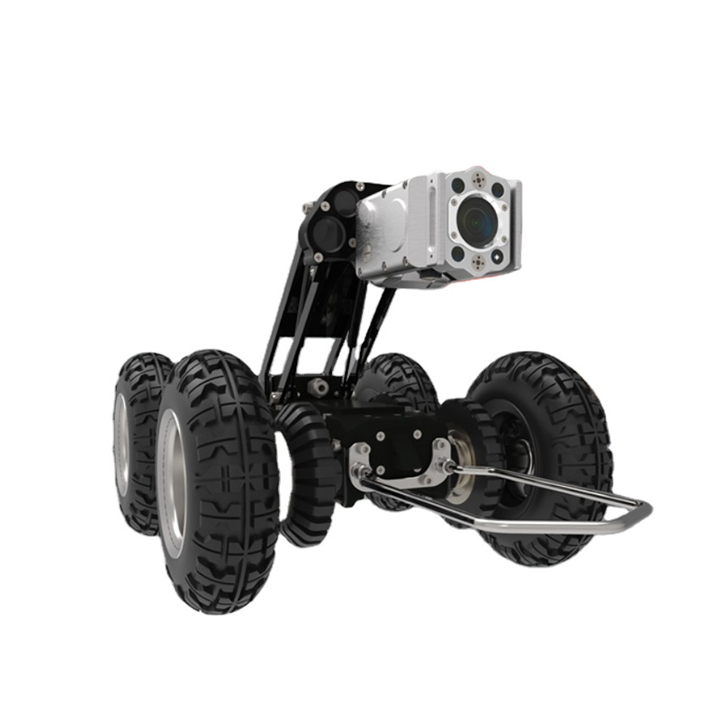 Industrial pipe crawler robot with HD camera and wireless control system