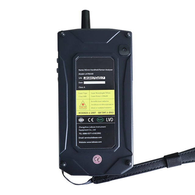 Portable Raman spectrometer for fast chemical identification with 785nm laser and HD touchscreen
