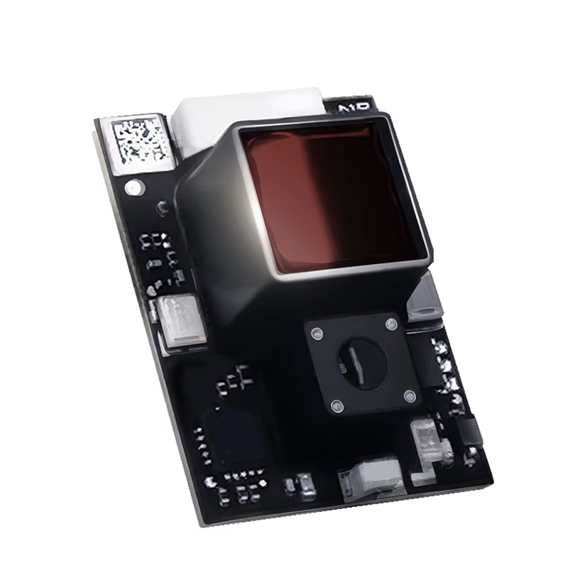 High-precision ToF laser module with 3.3V power and I2C UART communication interfaces