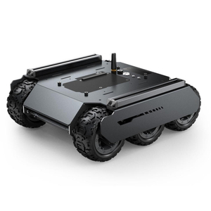 6x4 off-road UGV chassis with 4WD drive system and aluminum body for mobile robot development
