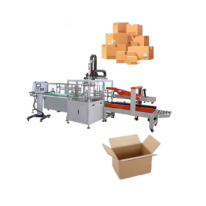 Automatic cartoning machine for barrel-type wet wipes packaging