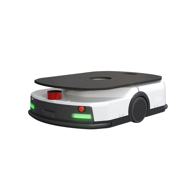 Industrial AMR AGV robot with multi-sensor navigation for autonomous warehouse material handling