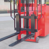 Semi electric stacker truck for factory logistics and material lifting