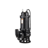 Wear resistant submersible pump for water treatment and continuous duty operation