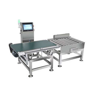 Industrial checkweigher machine for food production lines