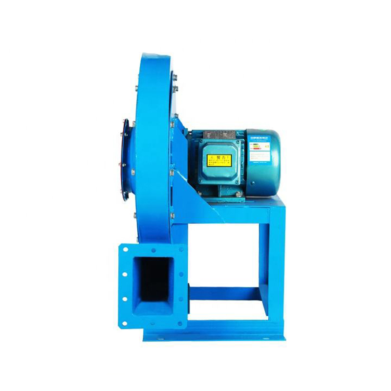 Aluminum alloy impeller blower front view for stable forced ventilation operation