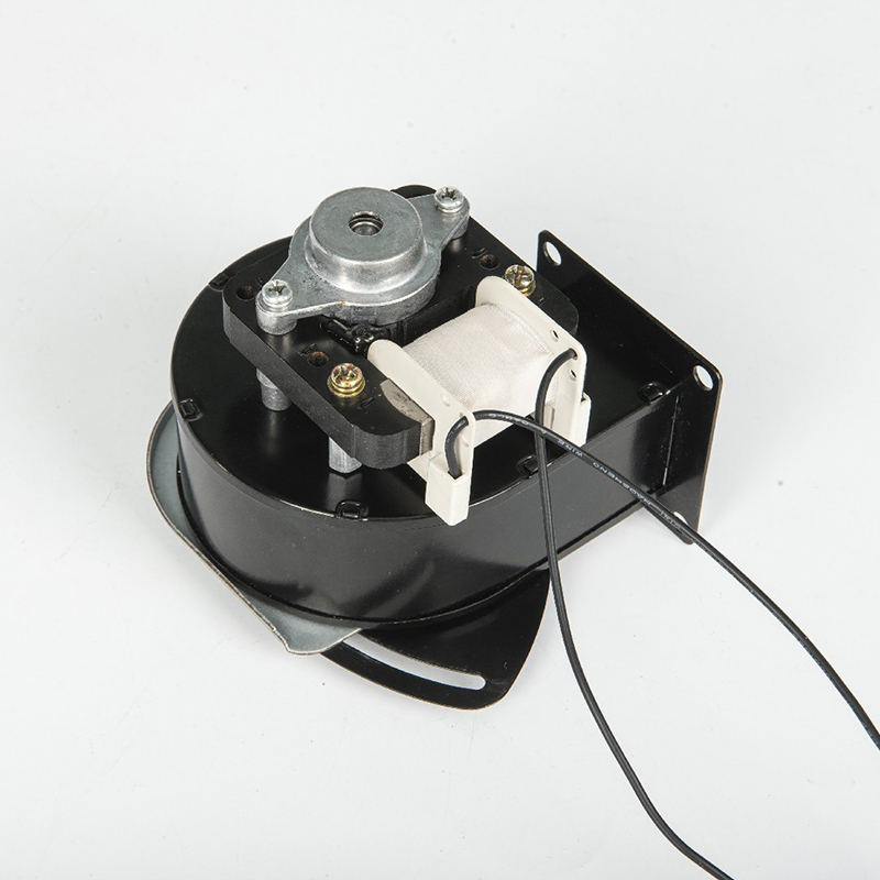 Foot mount centrifugal turbo fan front view for industrial equipment cooling