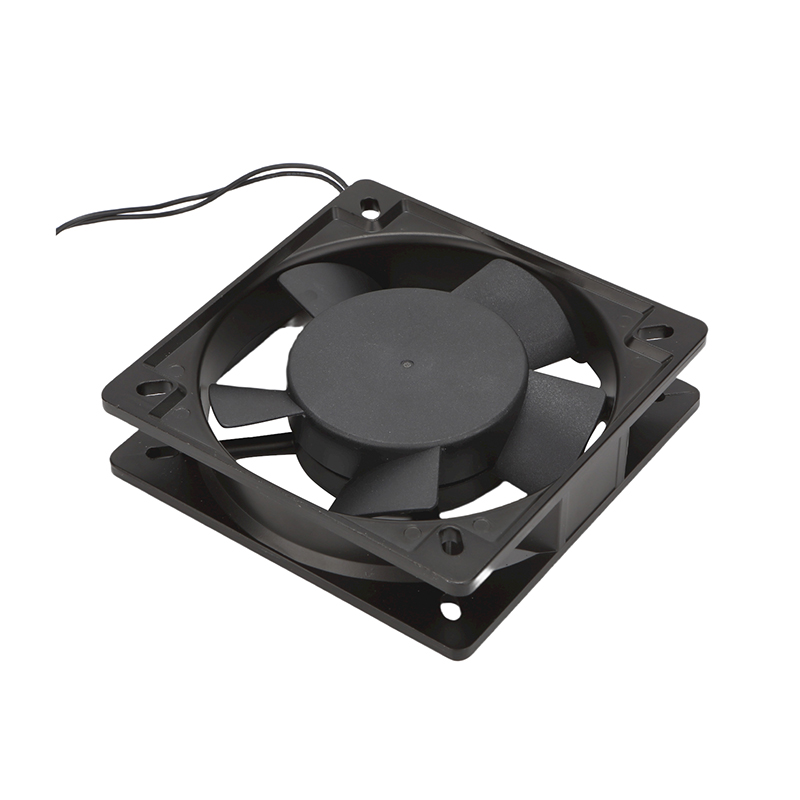 AC axial exhaust fan with plastic blades for industrial ventilation equipment