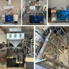 Compact automatic pouch filling and sealing equipment for granules and powder