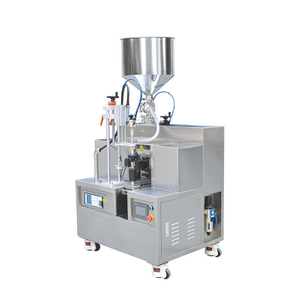 Automatic tube filling and sealing machine for chemical and cosmetic paste