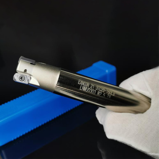 Shockproof lnmu0303 fast feed blade double-sided milling cutter bar