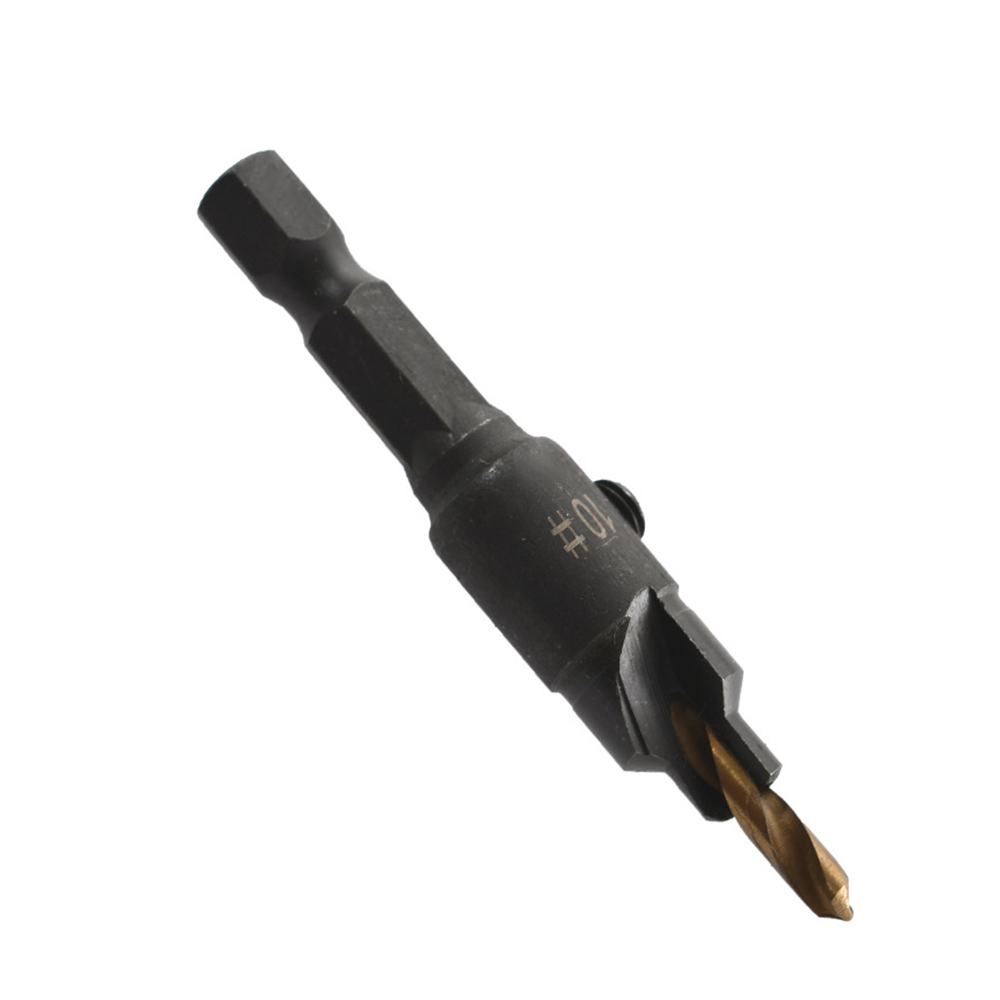 Hexagonal Shank Woodworking Countersunk Twist Drill Bit