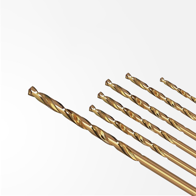 Front-view of extended cobalt drill tip