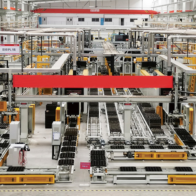 YAJIE Pusher Furnace Heat Treatment Line