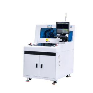 Front view of XONJE XJ-L400Z precision PCB routing system with CCD vision and servo-driven milling cutter