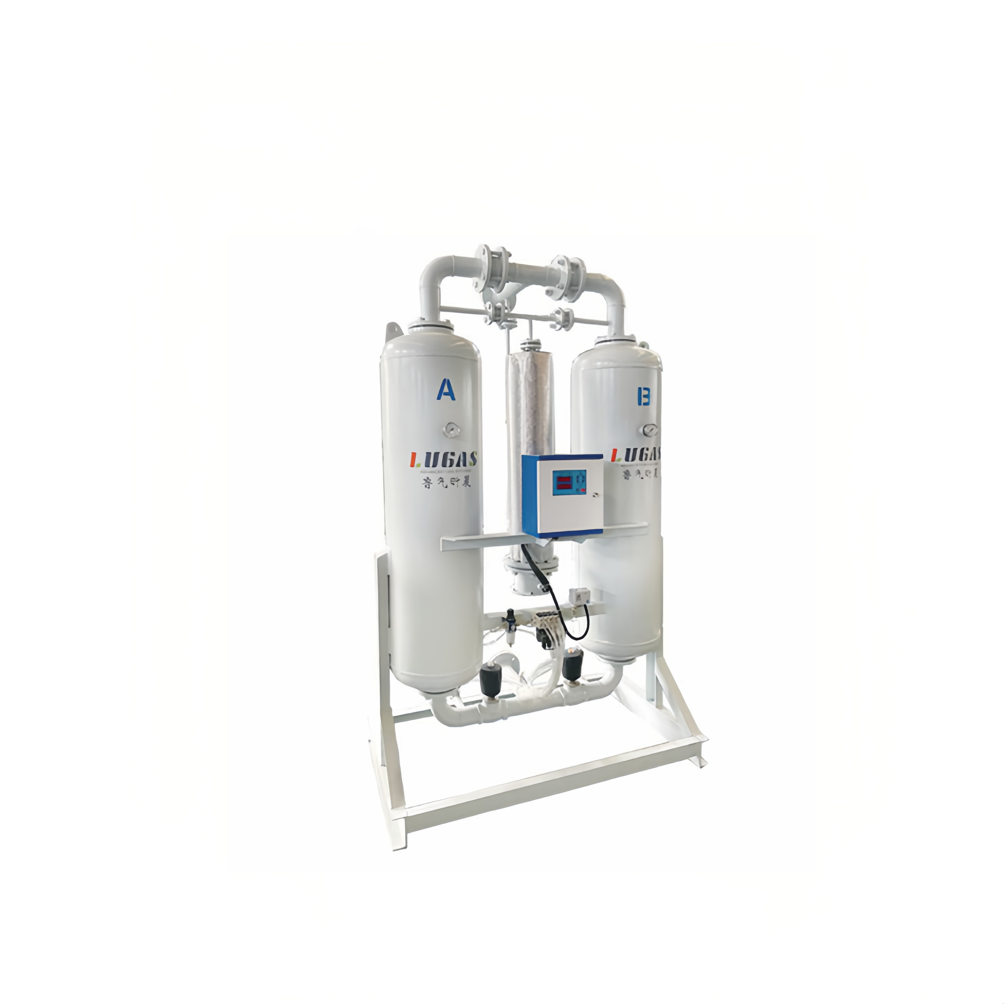 LUGAS Externally Heated Purge Desiccant Air Dryer