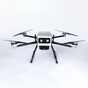 Front view of commercial autonomous drone for industrial inspection and patrol missions