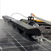 High-efficiency solar washer robot with shock absorption and water pressure control