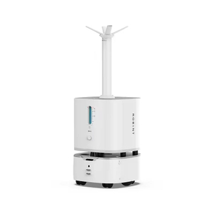 Autonomous mist disinfection robot with LiDAR and fine-particle spray