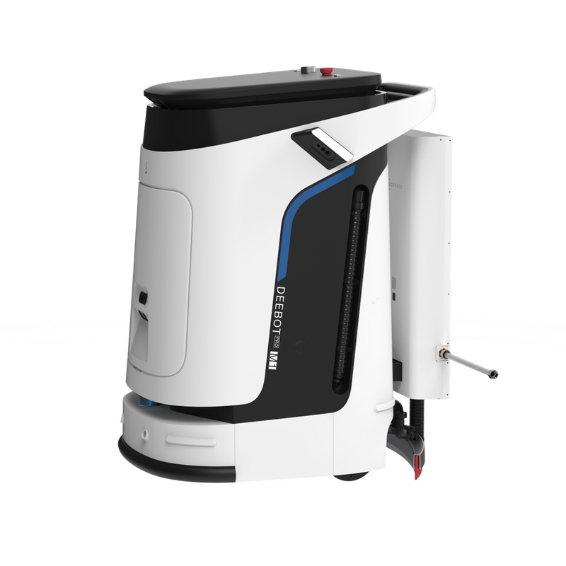 autonomous commercial cleaning robot with laser navigation for large facilities