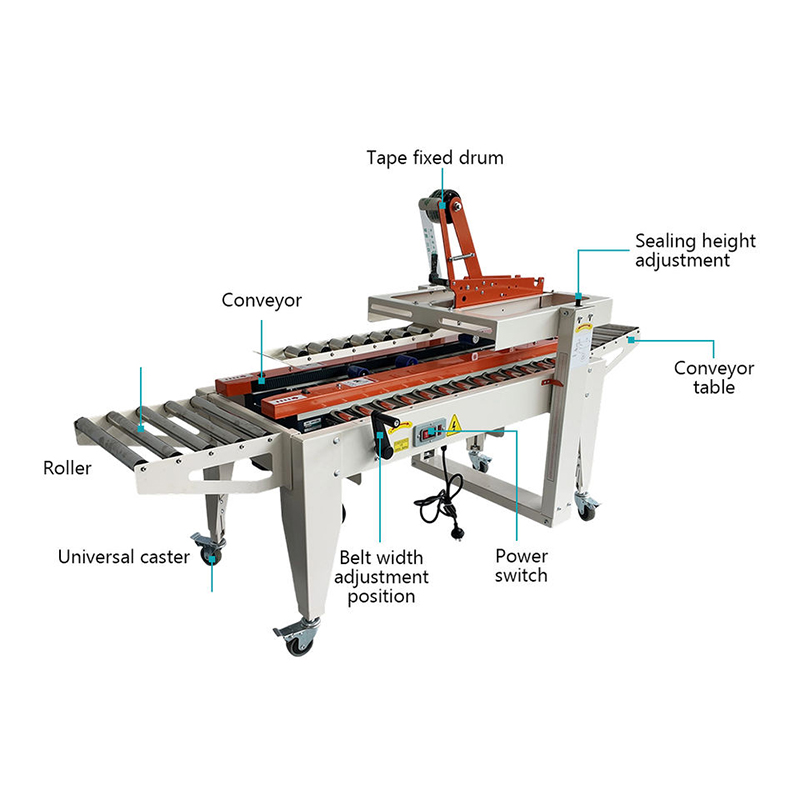 High-efficiency box sealing machine designed for logistics and warehouse packaging workflo