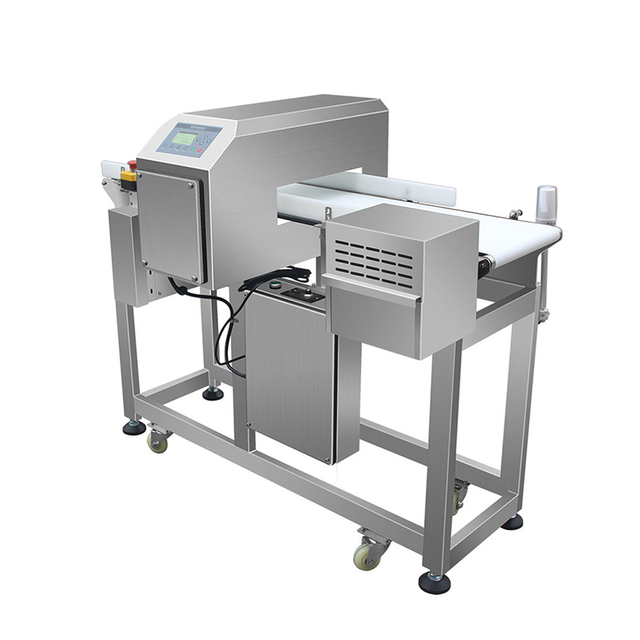 Food metal detector machine for frozen meat and poultry processing