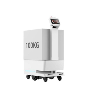 AMR AGV delivery robot with 100kg payload for smart factory logistics