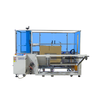 Automatic horizontal carton opening and bottom sealing machine for packaging lines