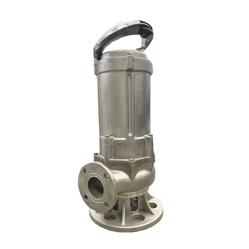 Sewage mixing pump with integrated stirring device for sediment suspension