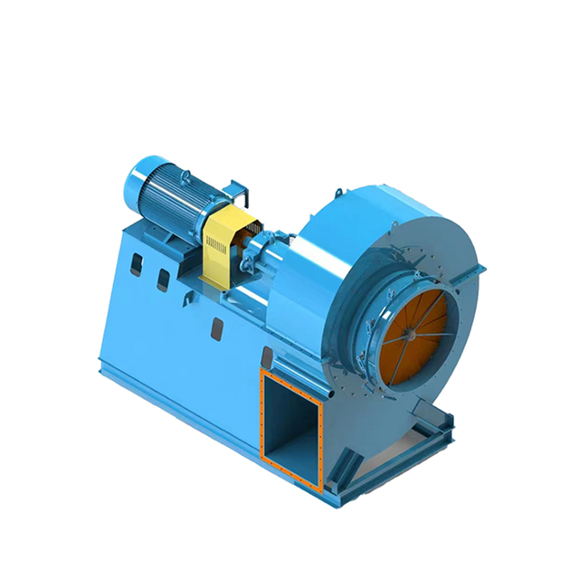Dust extraction fan front view 3000Nm3/h 8000Pa industrial dedusting fan