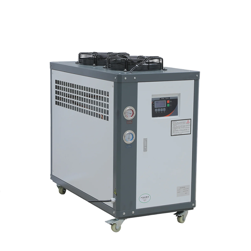 Air cooled mold chiller for production line cooling