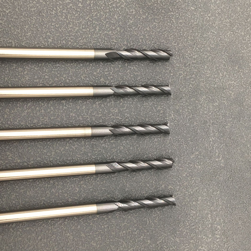 Customizable 58 Degree 2-Flute Tungsten Carbide End Mill CNC Tool