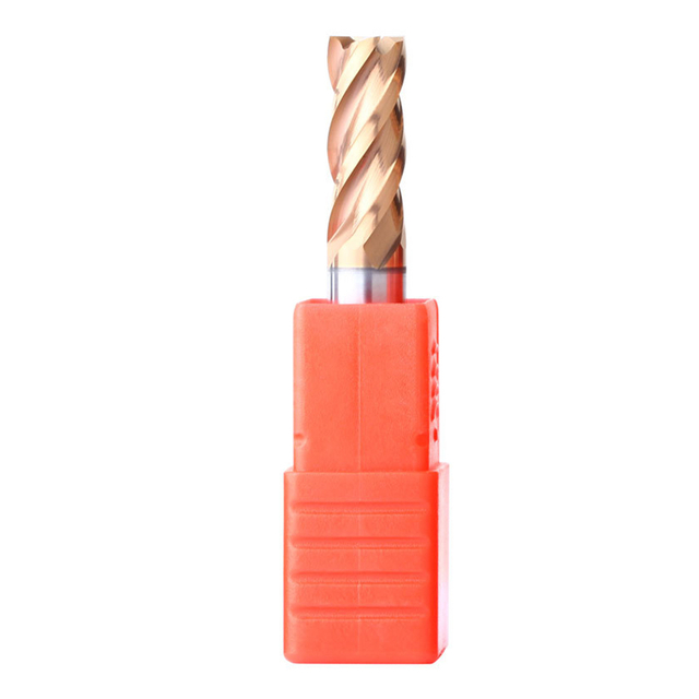 Customizable 55° Four-Flute Flat Milling Cutter