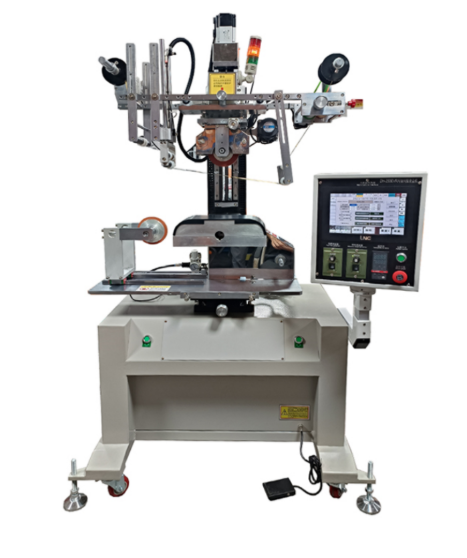 DH200ERC-2 Two Axis Servo Rubber Wheel Hot Stamping Machine