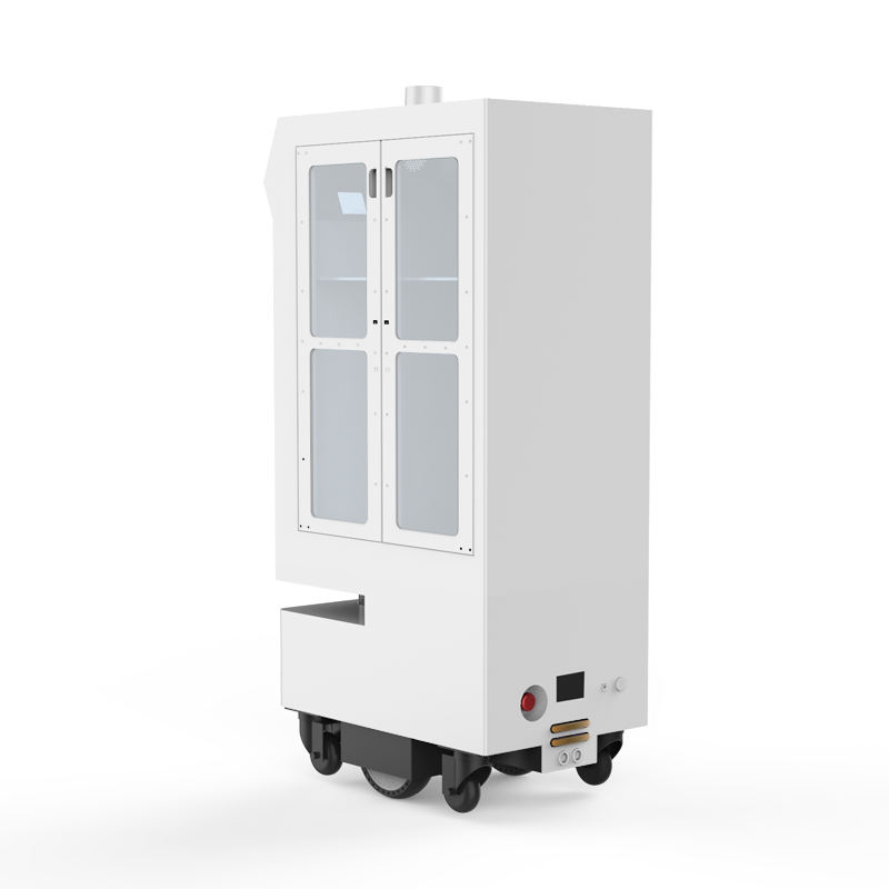 Intelligent courier robot delivering packages securely using QR code recognition and voice broadcast reminder