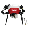 Large capacity UAV washing roof surface with precision spraying system