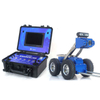 Submersible sewer robot with infrared night vision and durable IP68 housing