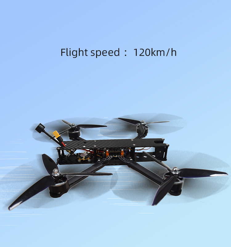 Wide-angle night vision FPV camera drone for long flights