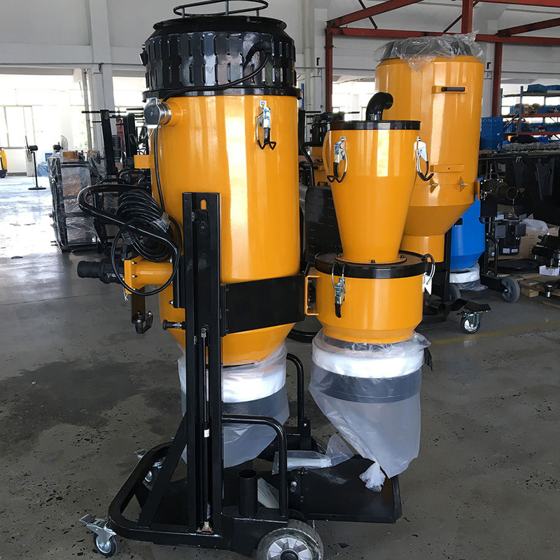 heavy duty industrial vacuum for concrete and epoxy floor cleaning