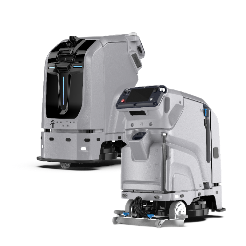 autonomous industrial floor cleaning robot with laser vision navigation