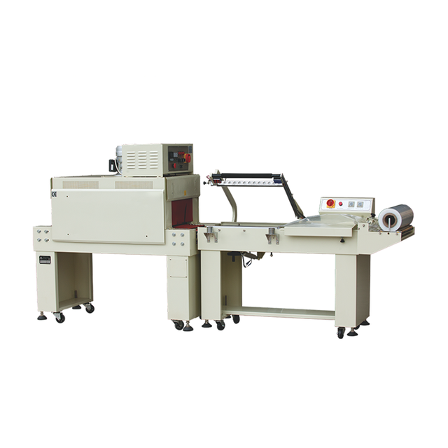 Semi automatic L bar seal shrink oven machine for food commodity and textile packaging